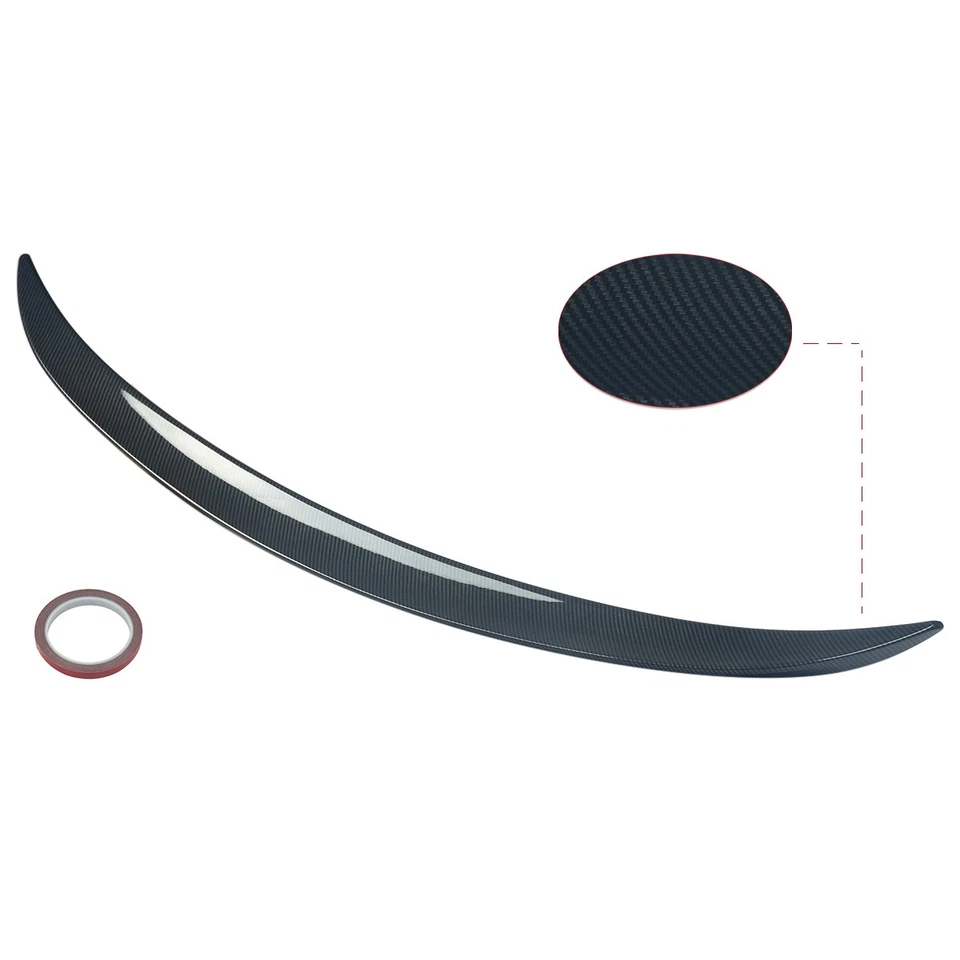 MP Style Rear Trunk Spoiler Wing Lip Carbon Look For BMW F30 328i M3 F80 2012-18 Foto 2 de 4