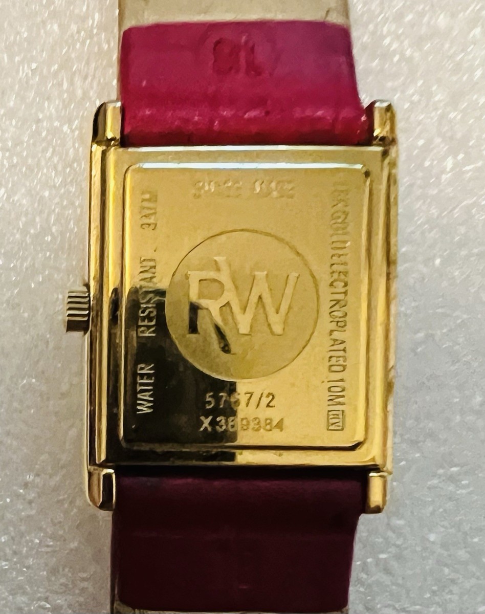 Raymond Weil 5767 18K Electroplate Men's Classic Tank Watch case