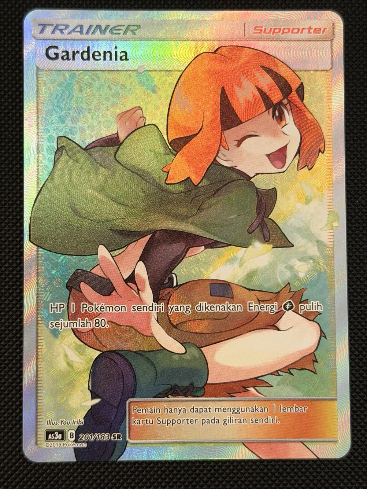 Gardenia 149/156 Full Art Sun & Moon Ultra Prism Pokemon Card Mint INDONESIAN