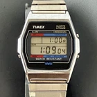 Vintage Timex Lithium Digital Alarm Chronograph Watch   “Uncle Rico” IOB
