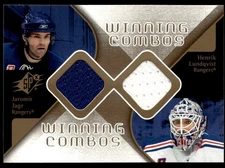2007-08 SPx Winning Combos Jaromir Jagr/Henrik Lundqvist New York Rangers #WC-JL
