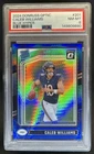 2024 Panini Donruss Optic Caleb Williams Blue Hyper Rated Rookie #201 PSA 8