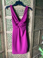 Lulus Sharp Magenta Burgundy Pink Cocktail Party Dress Size XS