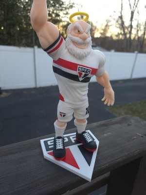 São Paulo FC 3D Printed Mascot Statue SPFC Saint Figure 10in Custom Fan Art