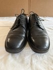 Florsheim Mens Comfortech Black Leather Dress Shoes Size 9.5D Plain Toe Oxfords — photo 1