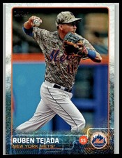 2015 Topps #593 Ruben Tejada New York Mets