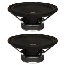 2 Goldwood Sound GW-1038 Rubber Surround 10" Woofers 250W each 8ohm Speakers