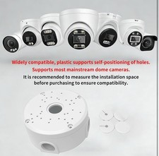 4 Pack Universal CCTV Junction Box Waterproof ABS for Dome Bullet Camera