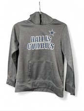 Youth Size 10-12 Dallas Cowboys NFL Gray Sweatshirt Football Fan Apparel