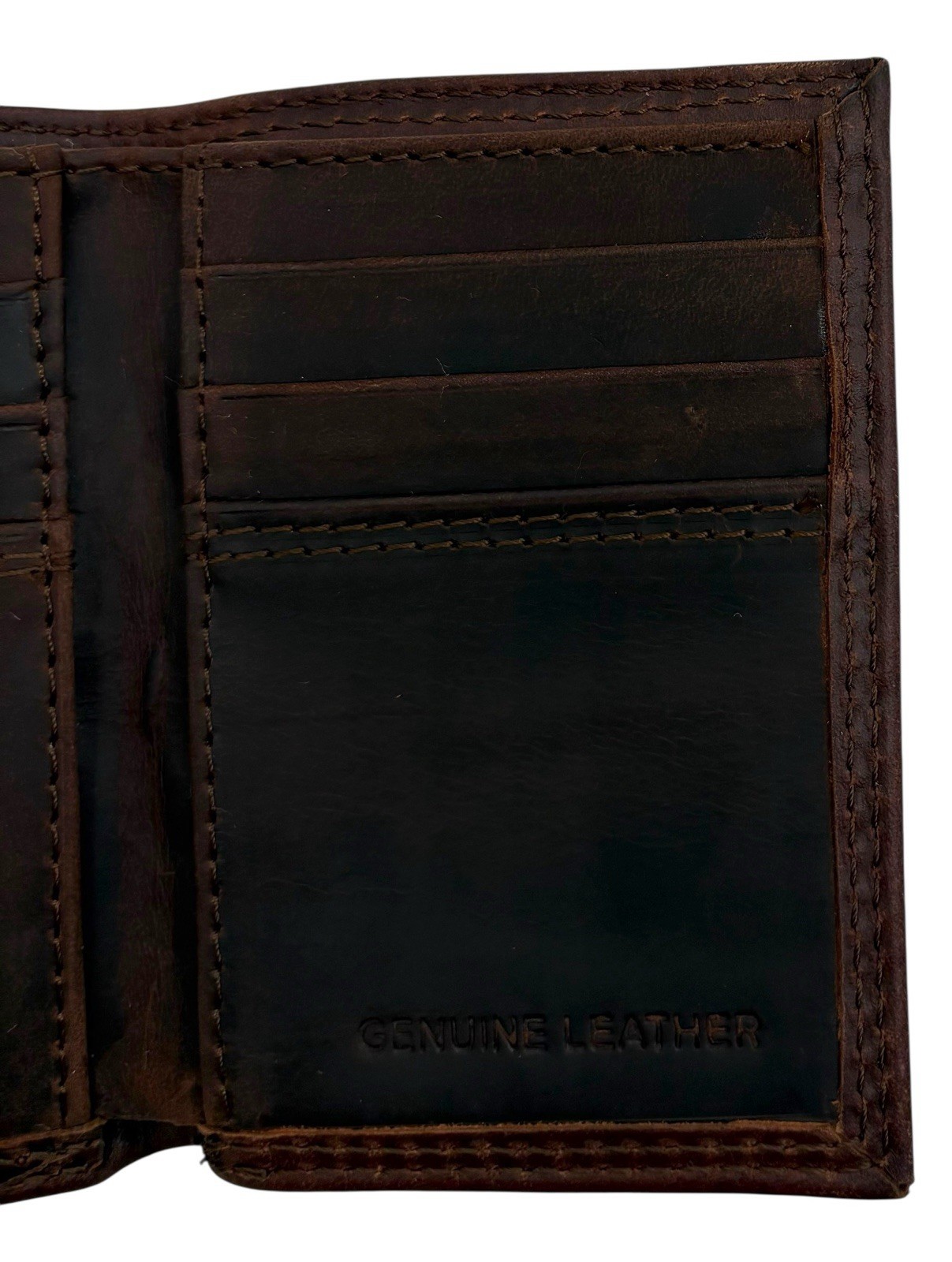 Duke Blue Devils Genuine Leather Trifold Wallet w/Concho-Enmon-New in Tin