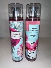 Bath  Body Works Hello Beautiful Fine Fragrance Body Mist 8 oz Set Of 2