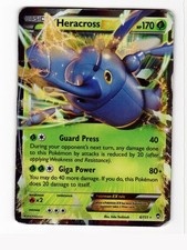 Heracross EX 4/111 Holo EX Rare Furious Fists Pokemon Damaged on eBay