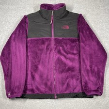 The North Face Denali Fleece jacket Girl's Large Purple Long Sleeve full zip