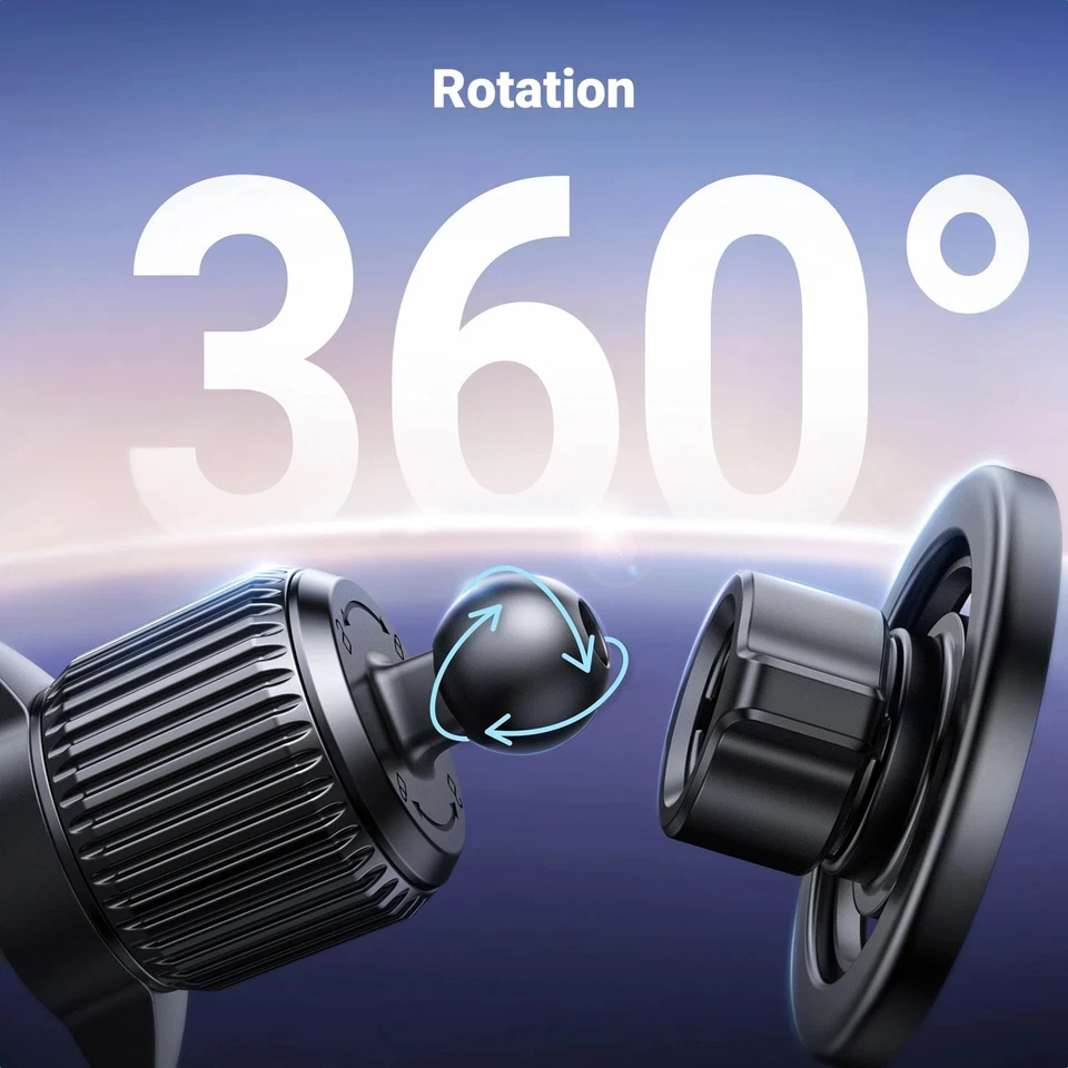 UGREEN Magnetic Car Phone Holder Air Vent Car Phone Stand For Magsafe (BLack) - Image 4 of 4