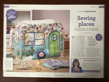 Sewing Machine Cover - Caravan - Cross Stitch Chart *from a magazine*