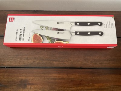 ZWILLING Pro 2-pc Prep Knife Set / Chef s Knife Compact Set 38430-014
