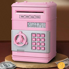 Piggy Bank ATM Bank Coin Money Bank Electronic Money Savings Box for Kids Toys