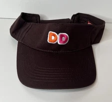 Dunkin Donuts Visor Cap Employee Hat Adjustable Costume