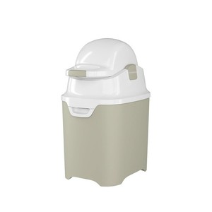 Foundations Mini Diaper Pail with Airtight Lid, Durable & Odorless Diaper Dispos