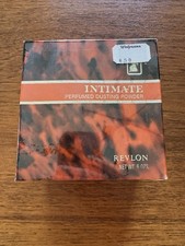 Revlon Intimate Perfumed Dusting Body Powder 6 oz Box  Puff NOS Sealed Vintage