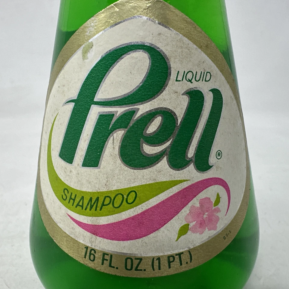 Champú PRELL Vintage Original Nuevo En Botella De Vidrio 16 OZ Años 60 Años 70 Foto 2 de 4