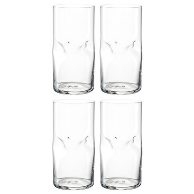 Leonardo Vesuvio Trinkglas klar 4er-Set 330ml Wasserglas Longdrinkglas Gläser