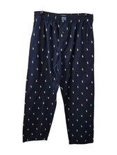 Polo Ralph Lauren Signature Pony Pajama Pant Pony print Man Large Blue