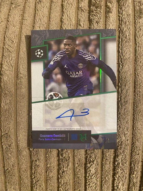 Topps Museum 2024 2025 ousmane dembele 1/1 PSG auto autograph card one of one