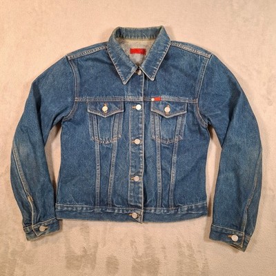Lee Cooper Jeansjacke Damen mittelblau Vintage Trucker Western Baumwolle