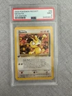 2000 Pokémon Rocket Meowth 1st Edition PSA 9 MINT #62 Team Rocket