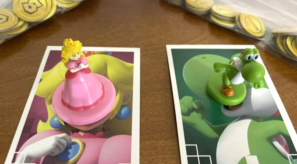 Monopoly Gamer 2017 Super Mario peças de reposição 4 fichas 2 dados 90 moedas - Imagem 4 de 4