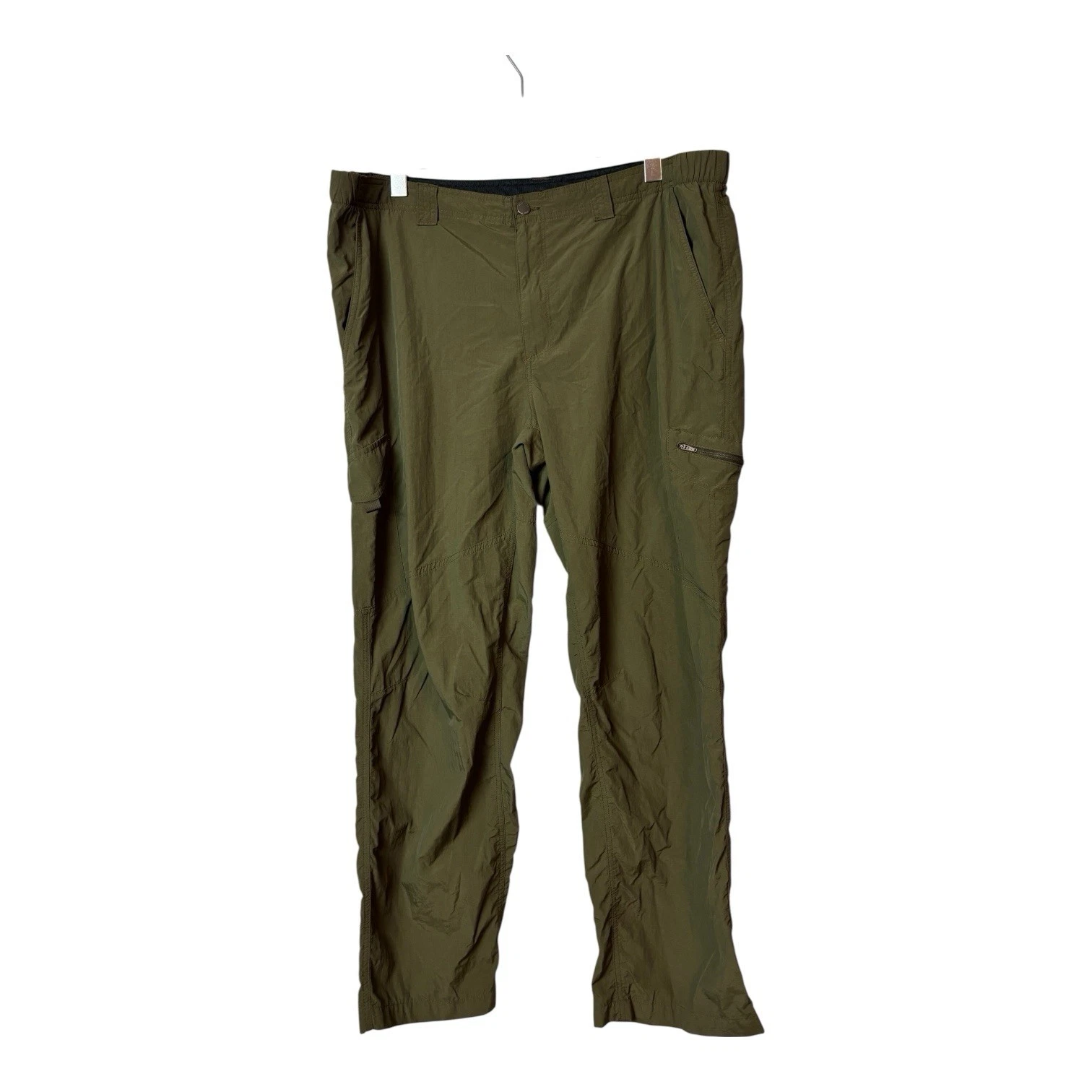 Columbia Pants Mens 42X32 Silver Ridge Cargo Pants Hiking Omni-Shade Green