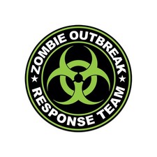 Zombie Outbreak Response Team Sticker Decal