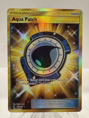 Pokemon Aqua Patch Full Art Secret Rare NM Guardians Rising 161/145  NM