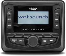 Wet Sounds WS-MC-5 V2 Marine Media Center Bluetooth, AM/FM - Gauge Opening