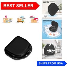 Elegant Orthodontic Mouthguard Case with Vent Holes - Lightweight & Durable