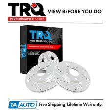 TRQ Front Brake Rotors Set For 1994-2004 Ford Mustang