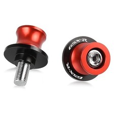 2pcs M8 Motorcycle Swing Arm Sliders Spools CNC Swingarm Swingarm Sliders-red