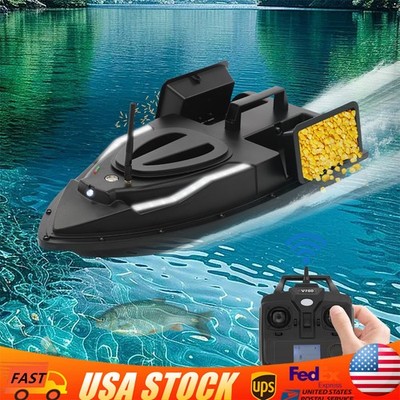 Fishing Bait Boat, Double Bait Hooper Bait Boat for Fishing with Remote Control