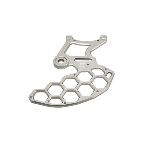 Surron Light Bee Custom Rear Brake Disc Guard Reinforced Silver made in EU - Picture 2 of 6