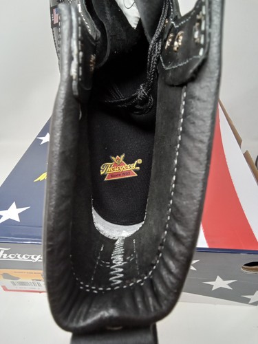 Thorogood Boots Black Maxwear Wedge 814-6206 Soft Toe MADE IN USA NIB Ships FREE - Picture 9 of 10