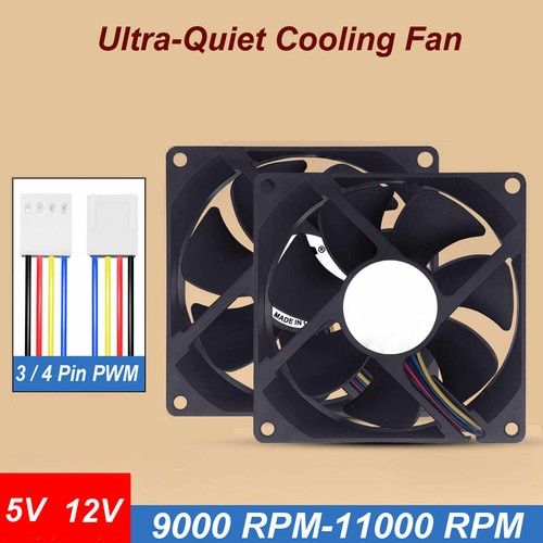 DC Brushless 3 / 4-Pin PWM Micro Cooling Fan for GPU/CPU/Printer 2510 25x10x10mm - Picture 1 of 7