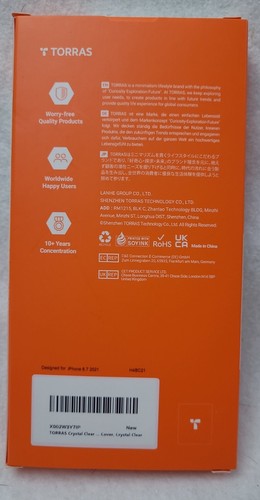 TORRAS Crystal Clear iPhone 13 Pro Max Case. Long Lasting Clarity.new. - Picture 5 of 6