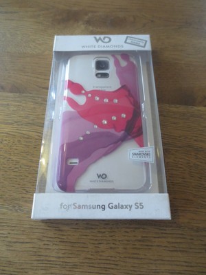 White Diamonds Crystal Case *Swarovski Elements* für Samsung Galaxy S5 Pink