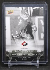 2023-24 Upper Deck Canvas Bryan McCabe Program of Excellence #C269 Black & White