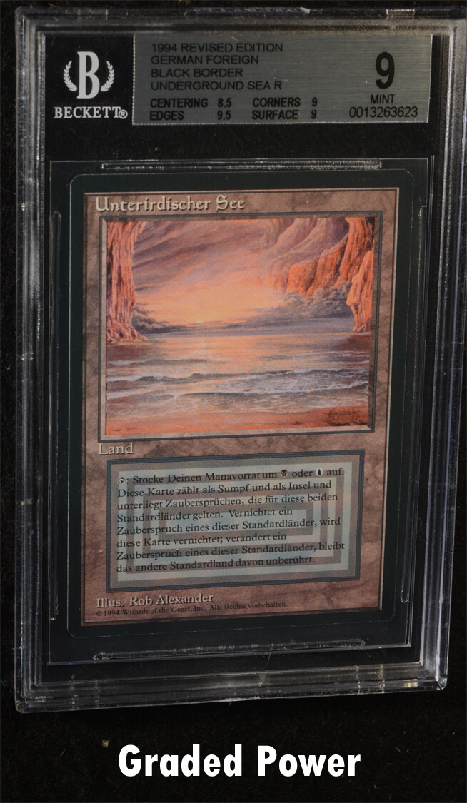 BGS Foreign Revised Black Border Underground Sea German 9 (3623