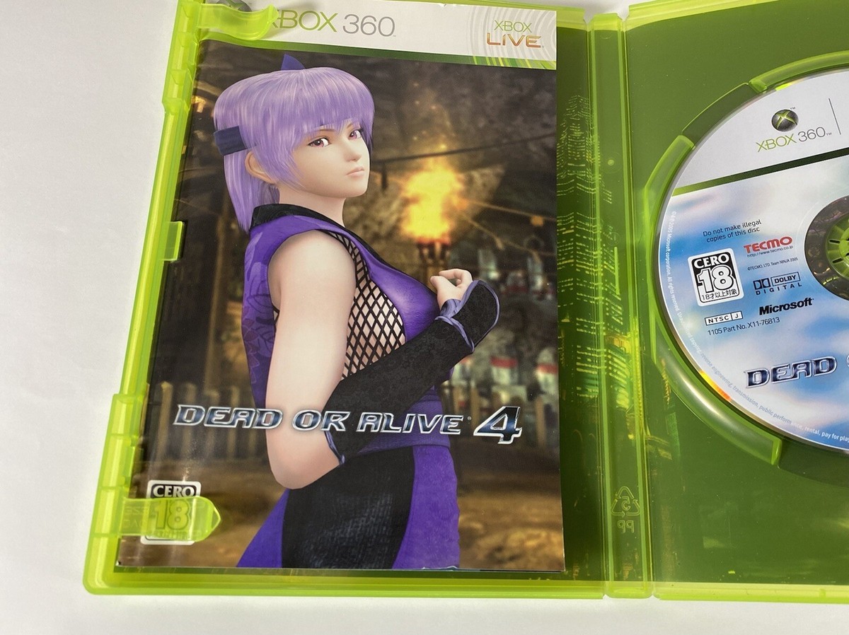 Dead or Alive 4 Xbox 360 Japan Game & Best Shots Book