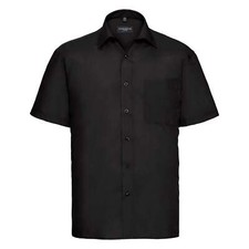 Image of Russell Collection Short Sleeve Polycotton Easycare Poplin Shirt