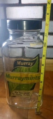 Vintage 50er Jahre Murray Mint Bonbonglas - British Made