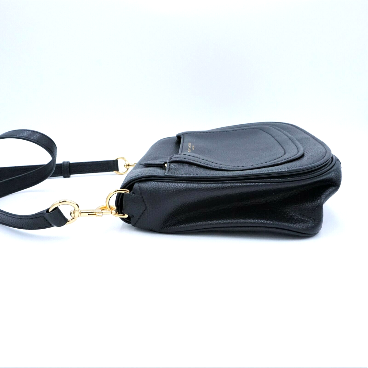 Marc Jacobs Empire City Mini Messenger Leather Crossbody Black